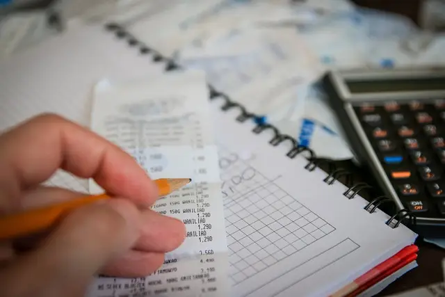 abrechnung taschenrechner stift