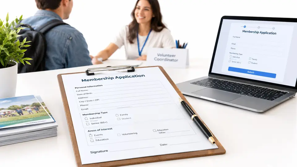 Membership Application Form Template: What to Include