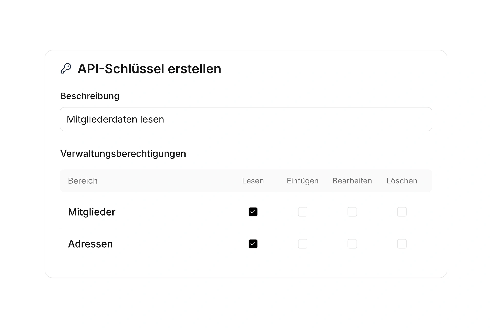 Eigene Systeme über die API anbinden