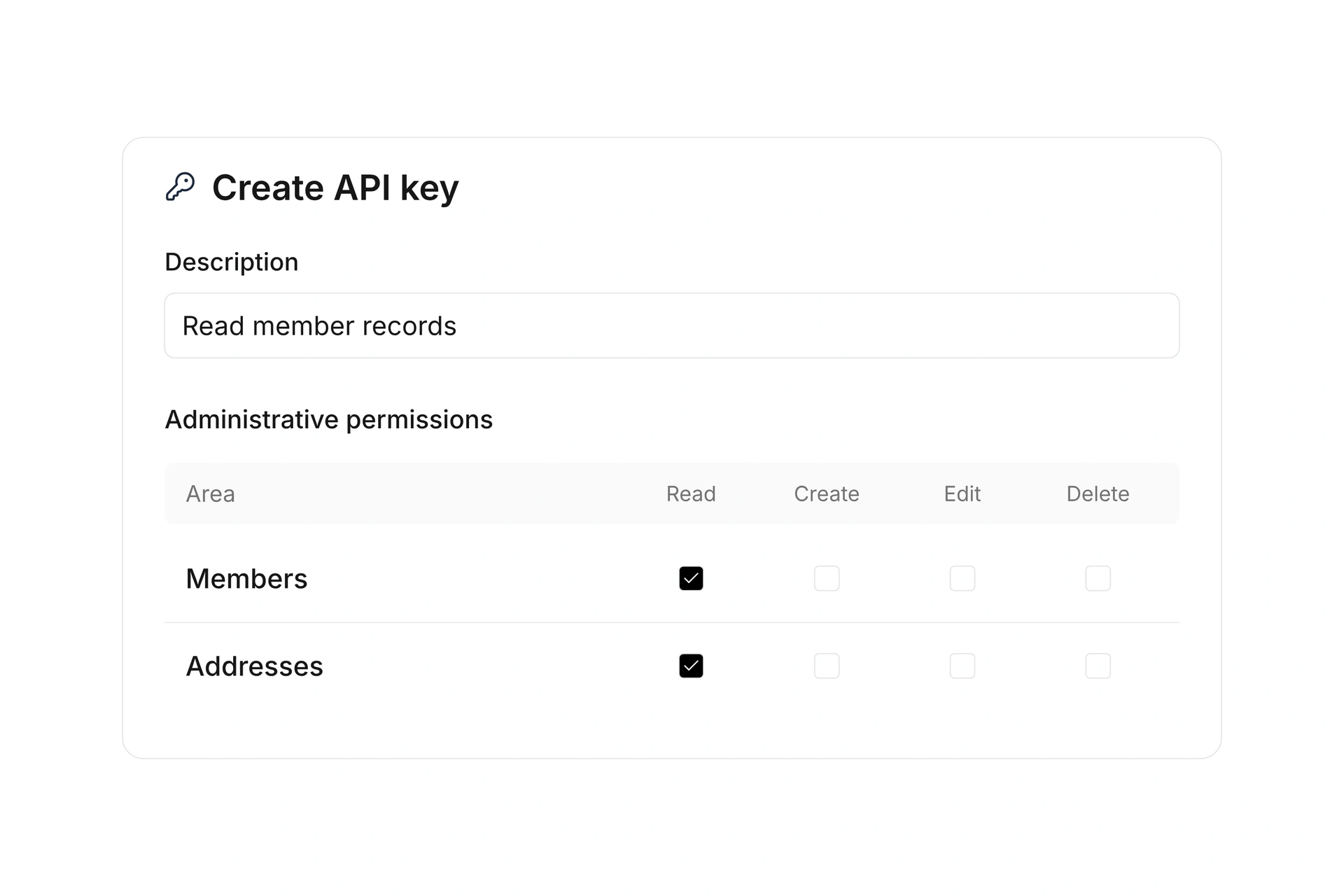 Connect your systems through the API