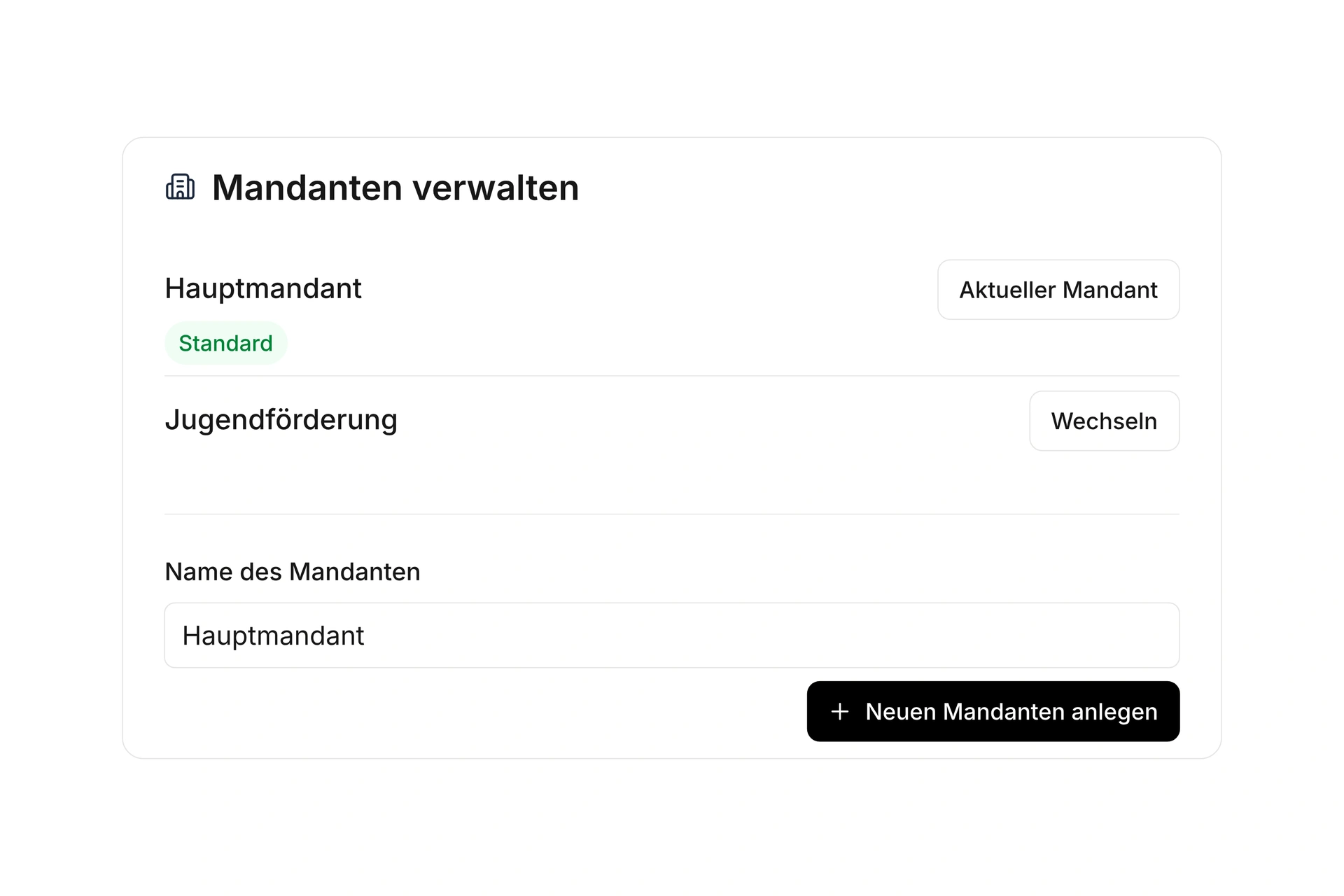 Mehrere Arbeitsbereiche sauber organisieren
