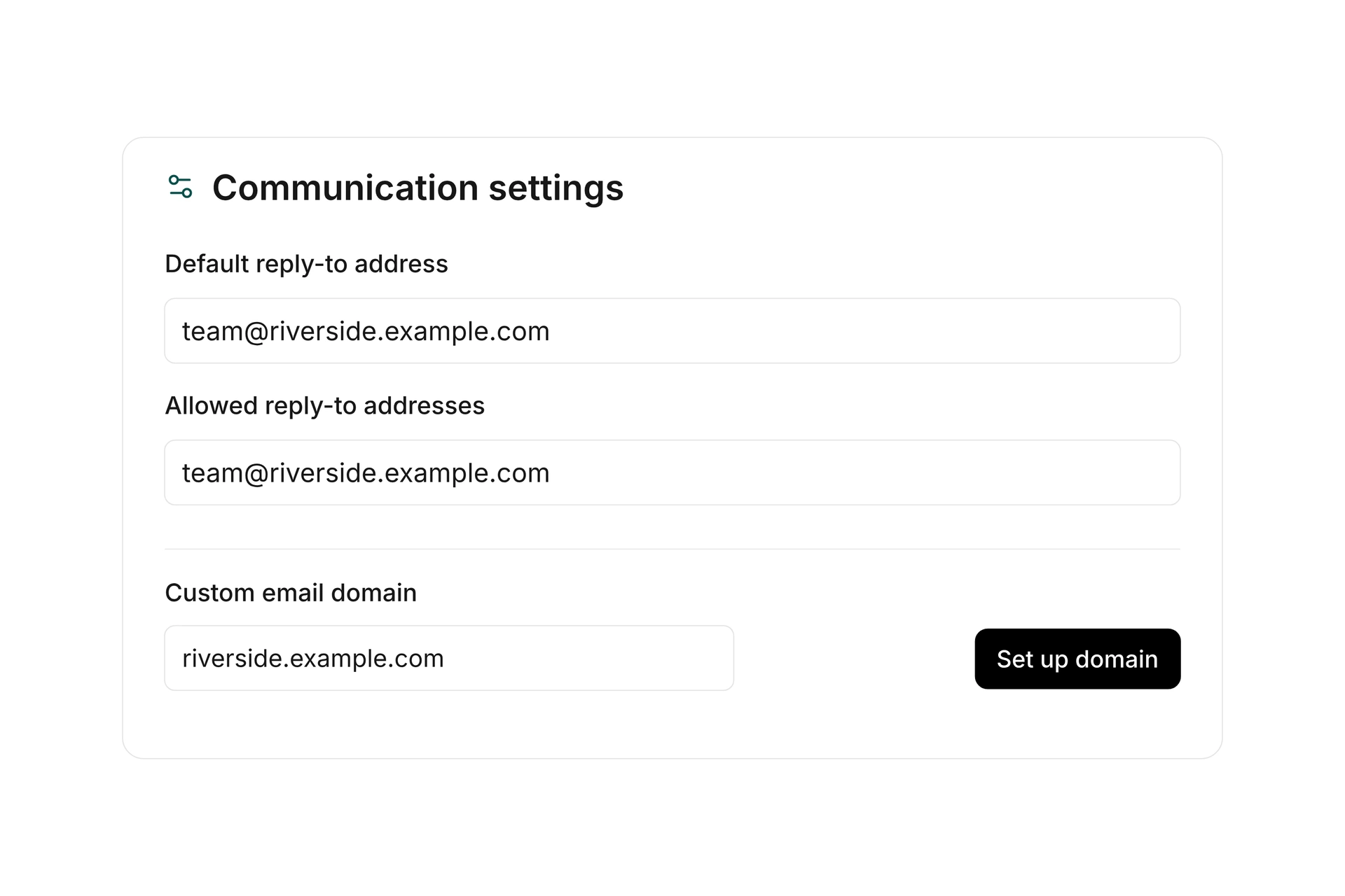 Use your own sender identity