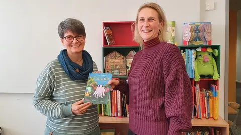 Volunteer reading support at MENTOR Hessen